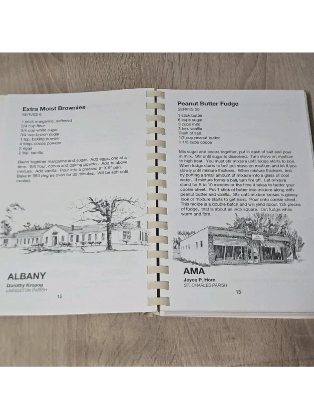 The Louisiana Proud Collection Of Sweet Things Spiral Bound Cookbook 1993